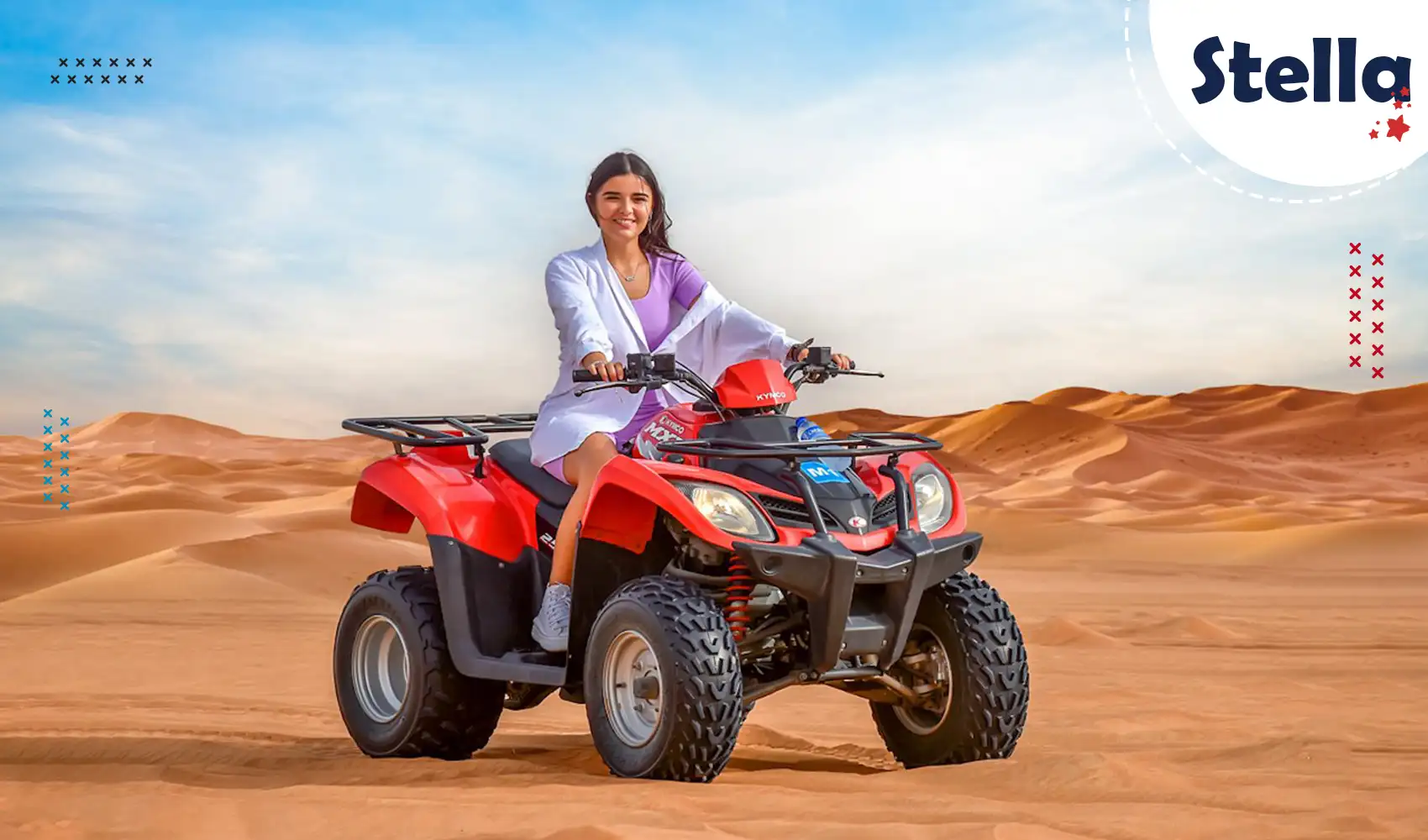 Quad-tour in der Wüste im Rahmen von spannenden Ausflüge Hurghada.