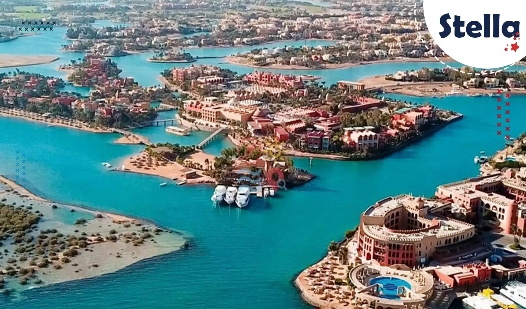 Entdecken Sie das Venedig Ägyptens bei einer El Gouna Stadtrundfahrt – Lagunen, Yachthafen und entspanntes Flair ganz nah bei Hurghada.