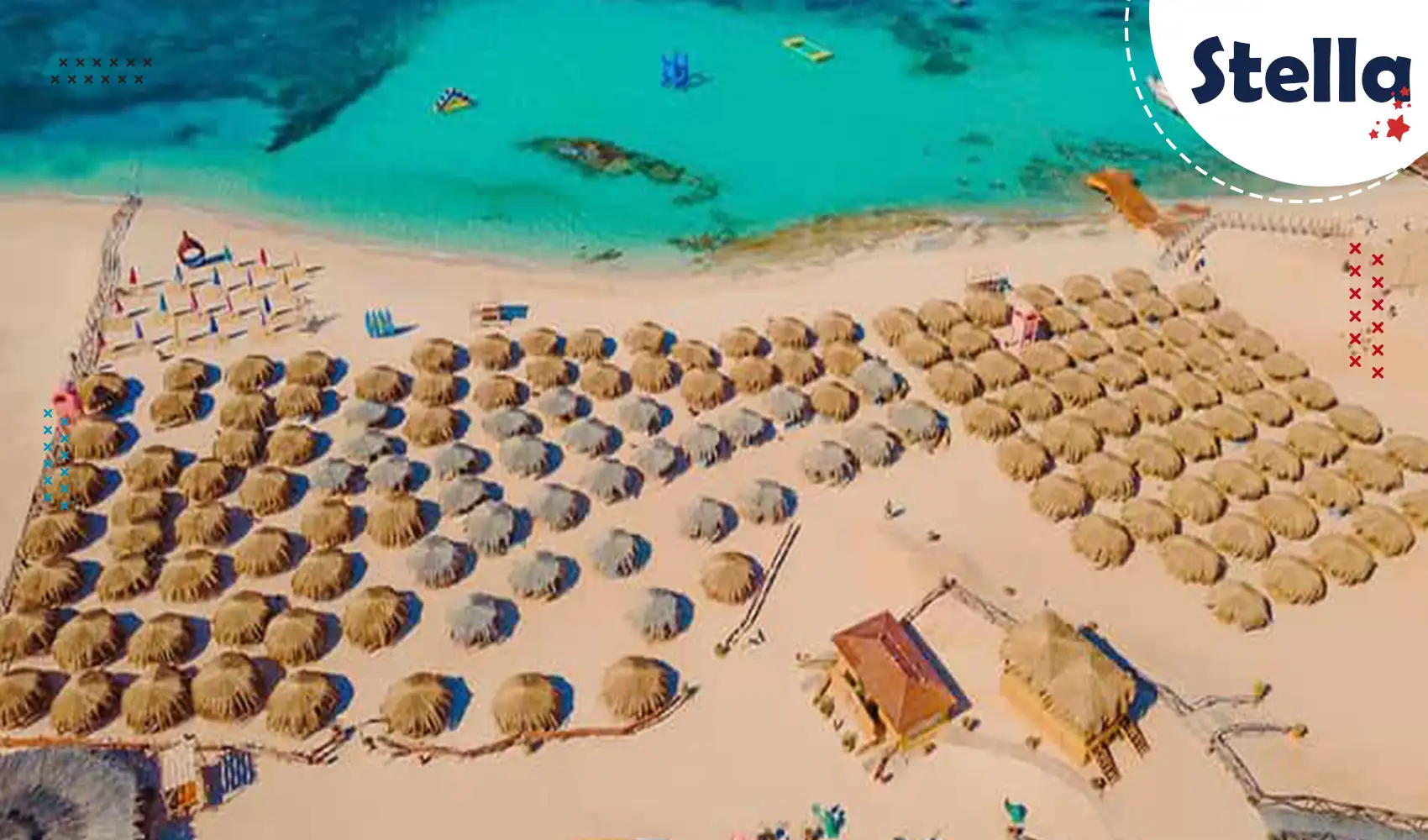 Verbringen Sie einen entspannten Tag auf der Hula Hula Insel – traumhafte Kulisse, Chill-Out-Musik und Sonnenliegen direkt am Meer.