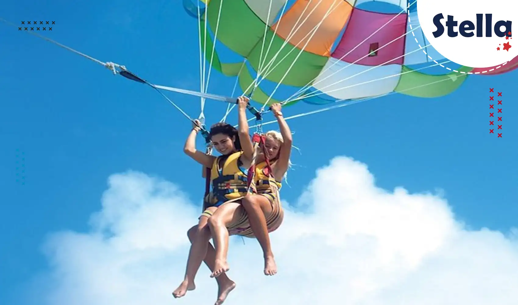 Erleben Sie den Nervenkitzel beim Parasailing in Hurghada – fliegen Sie hoch über dem Roten Meer mit atemberaubender Aussicht.